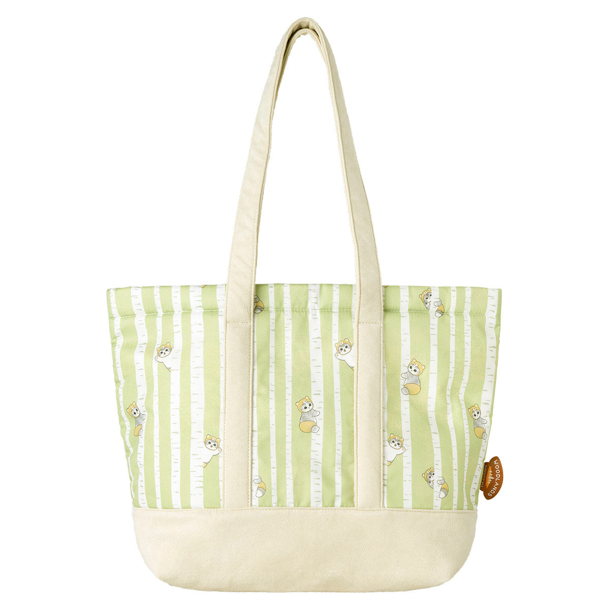 Bolso tote Mofusand Woodlands con gato trepador