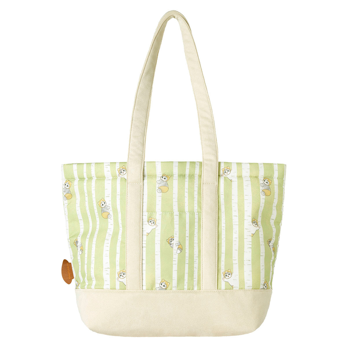Bolso tote Mofusand Woodlands con gato trepador