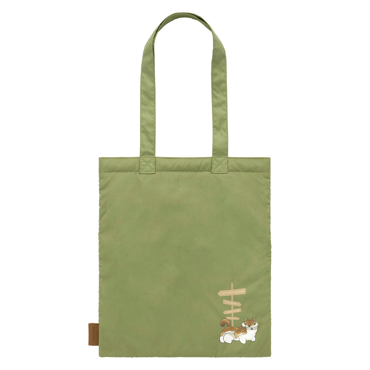 Bolso tote plano mofusand Woodlands con parches