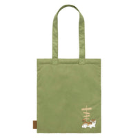 Bolso tote plano mofusand Woodlands con parches