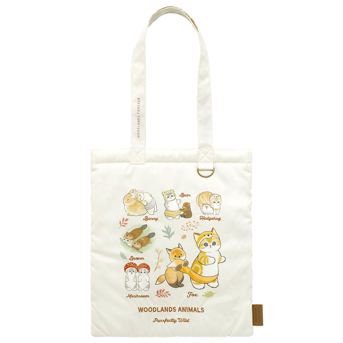 Bolso tote plano mofusand WOODLANDS