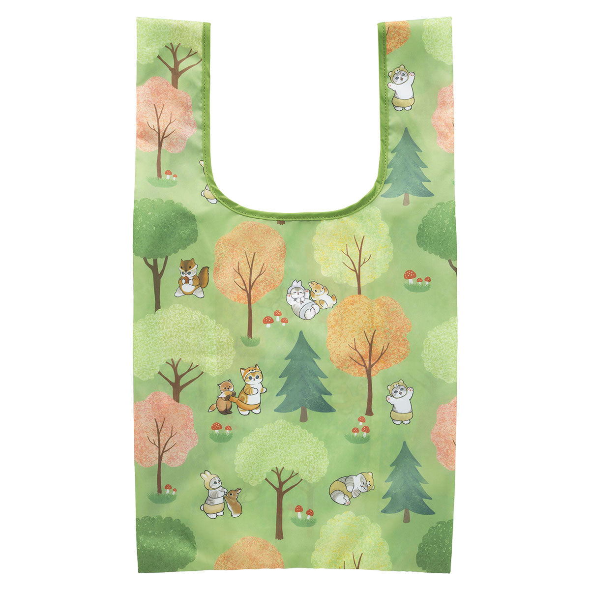 mofusand: Bolsa reutilizable en mini mochila, bosque