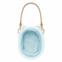 Estuche casita para gatitos Kiramekko celeste