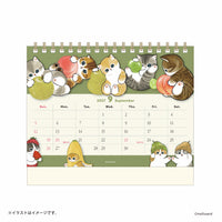 Calendario de escritorio Mofusand 2027 con mini stickers