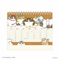 Calendario de escritorio Mofusand 2027 con mini stickers