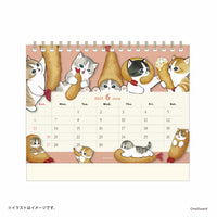 Calendario de escritorio Mofusand 2027 con mini stickers