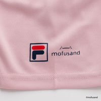 Polera manga corta mofusand x FILA rosa, BJ Cat
