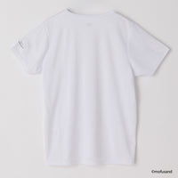 Polera blanca Mofusand x FILA, gato BJ