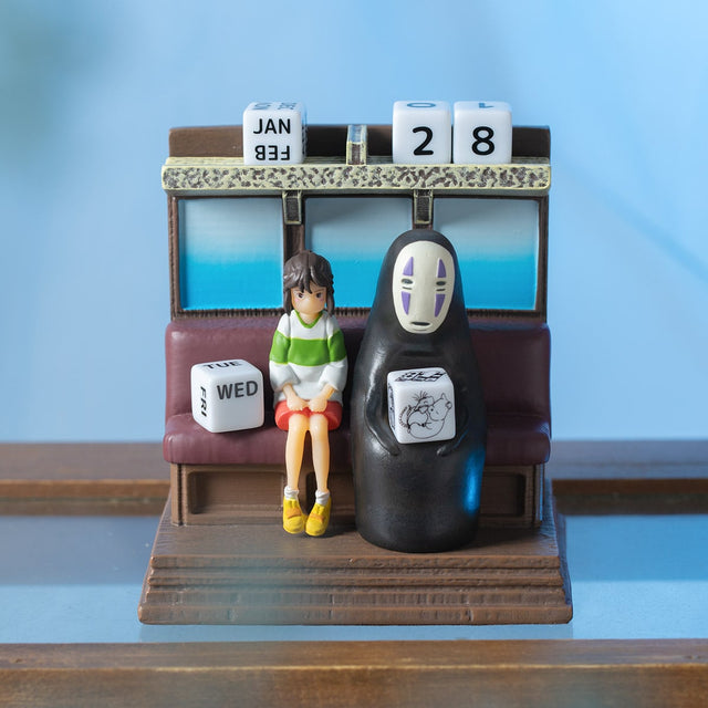 Calendario perpetuo Spirited Away: tren marino