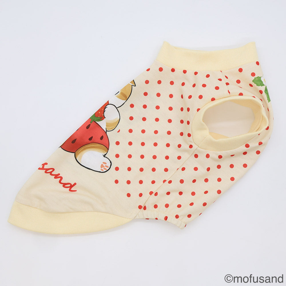 Polerón para mascota Mofusand Gatito Frutilla