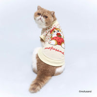 Polerón para mascota Mofusand Gatito Frutilla