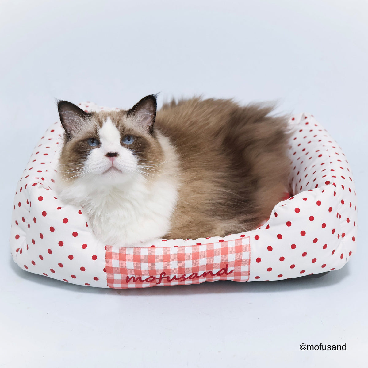 Cama tipo sofá para mascotas Mofusand Gatito Frutilla