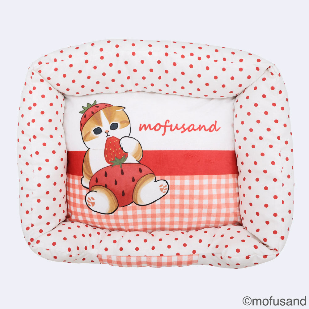 Cama tipo sofá para mascotas Mofusand Gatito Frutilla