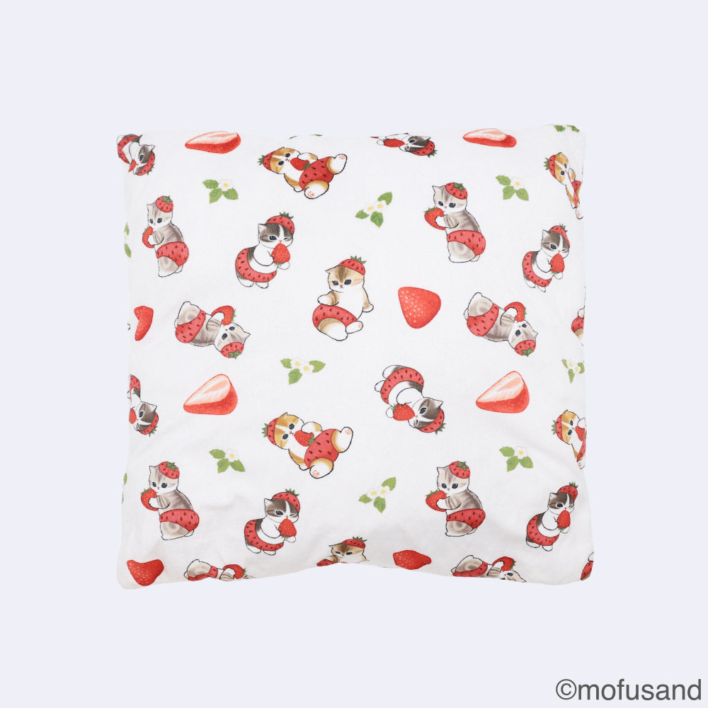 Cama tipo domo para mascotas mofusand de frutilla