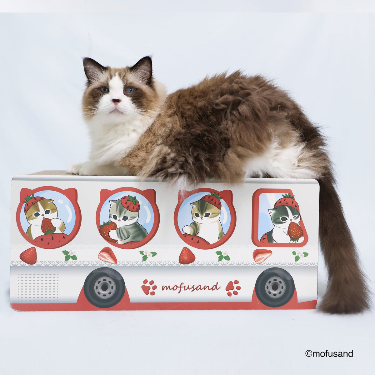 Rascador para gatos mofusand Gato Frutilla