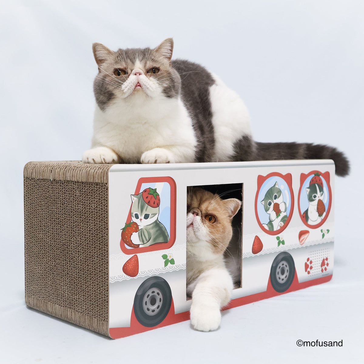 Rascador para gatos mofusand Gato Frutilla