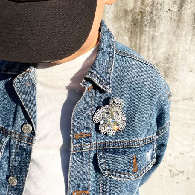 Pin de Baymax con cristales