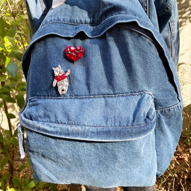 Prendedor de cristales Winnie the Pooh