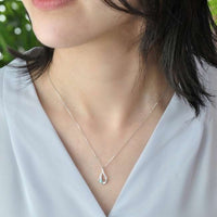 Collar de plata de Mickey Mouse con circonias cúbicas
