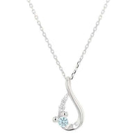 Collar de plata de Mickey Mouse con circonias cúbicas