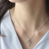 Collar de Jasmine con colgante de corazón