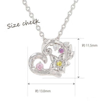 Collar colgante de Rapunzel con corazón