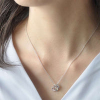 Collar colgante de Rapunzel con corazón