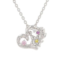 Collar colgante de Rapunzel con corazón