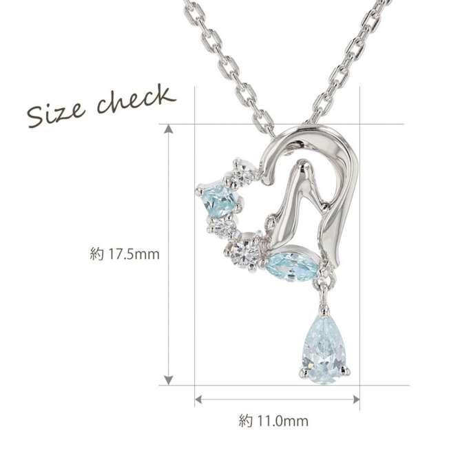 Collar de Cenicienta con zapatilla de cristal