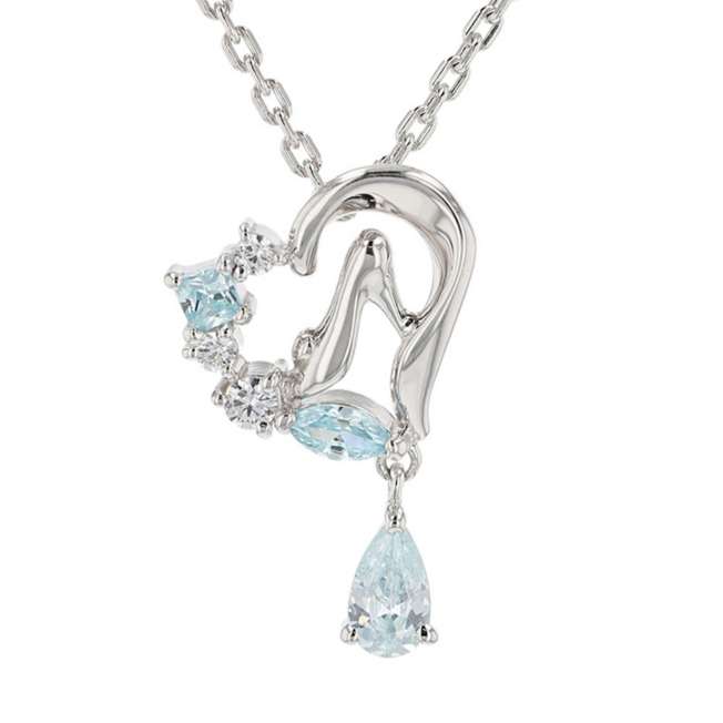 Collar de Cenicienta con zapatilla de cristal