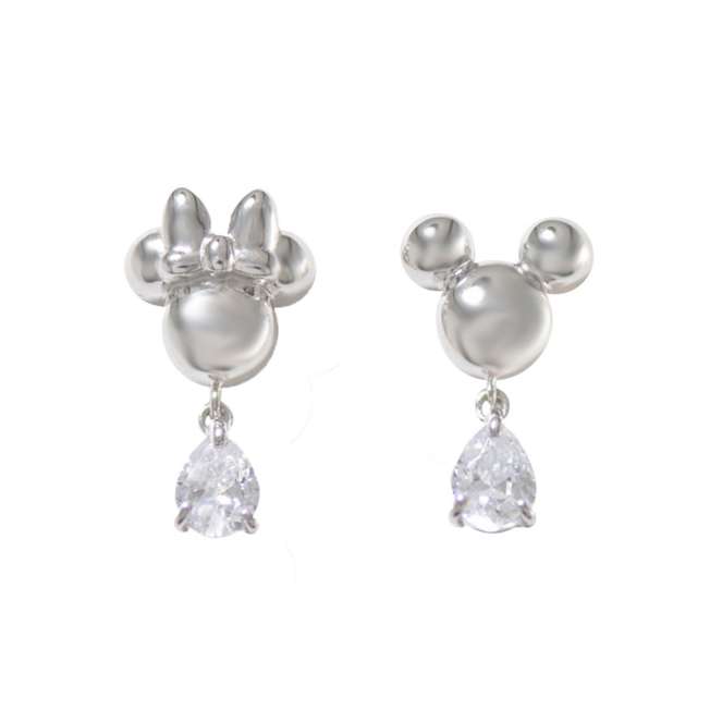 Aros colgantes de Mickey Mouse y Minnie Mouse
