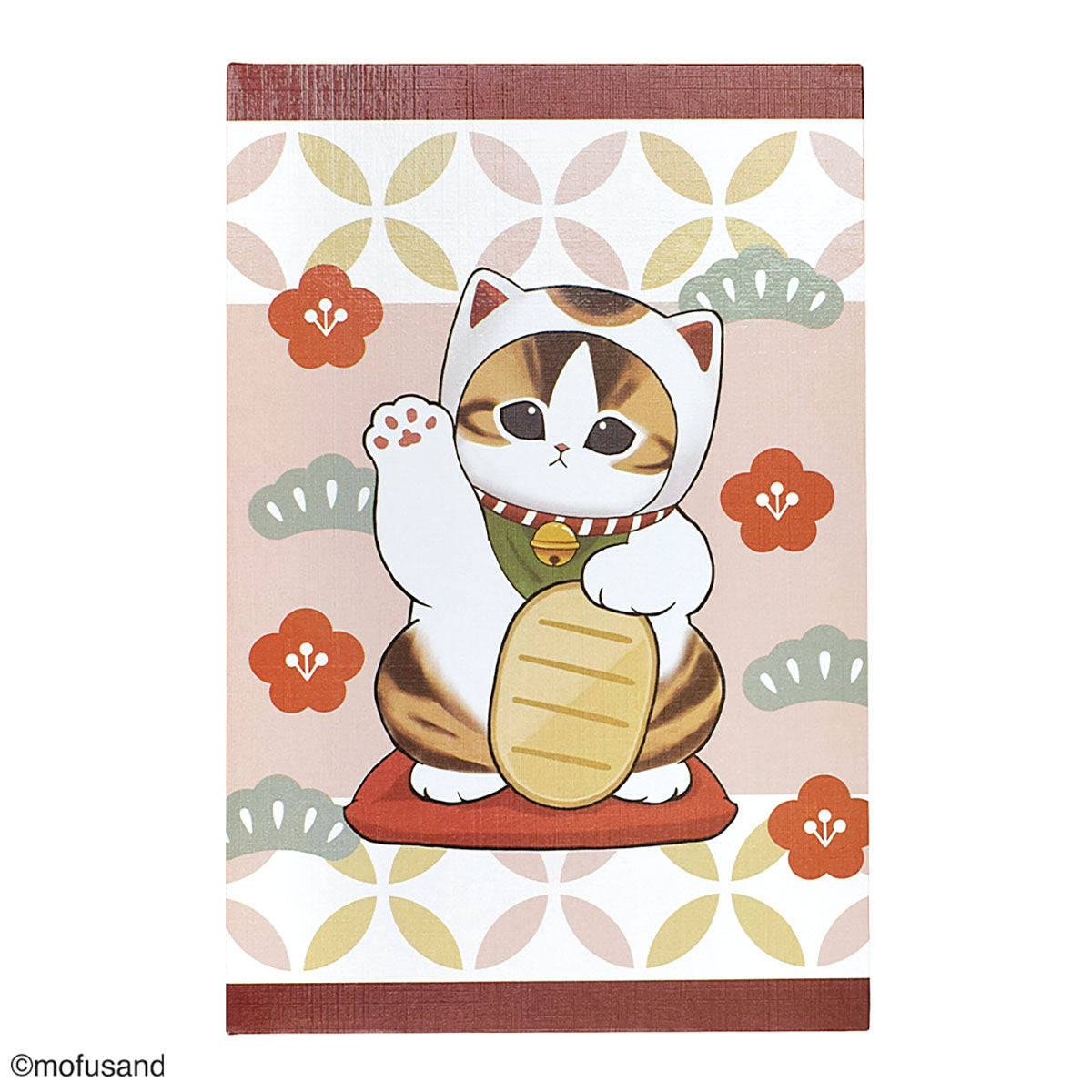 Cuaderno de sellos Mofusand: gato de la suerte