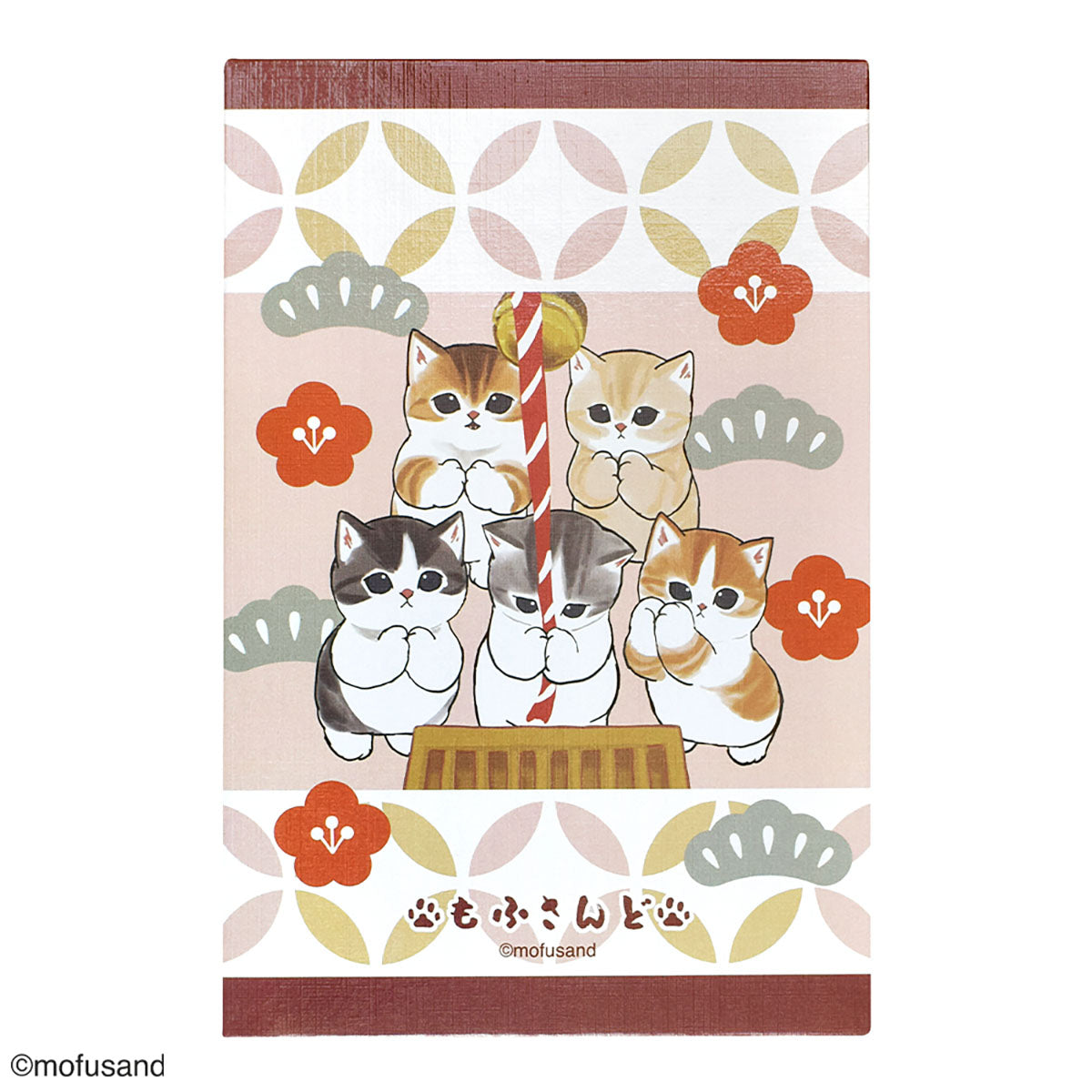 Cuaderno de sellos Mofusand: gato de la suerte