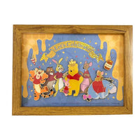 Pin con marco Winnie the Pooh: Amigos de rojo