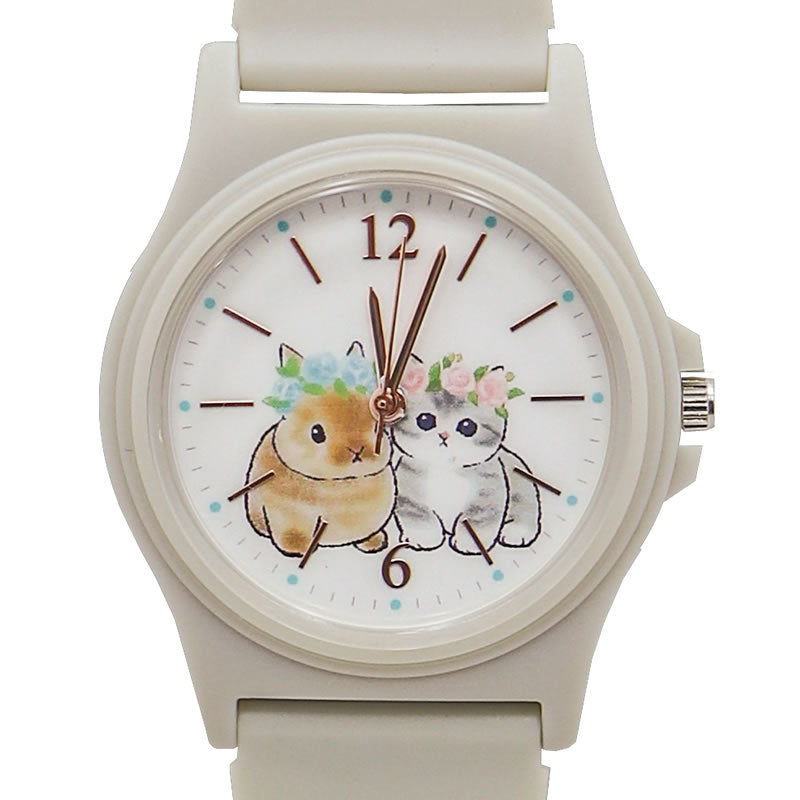 Reloj PVC mofusand con conejo