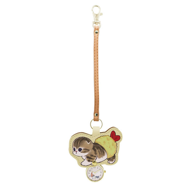 Reloj llavero mofusand Gatito Camarón