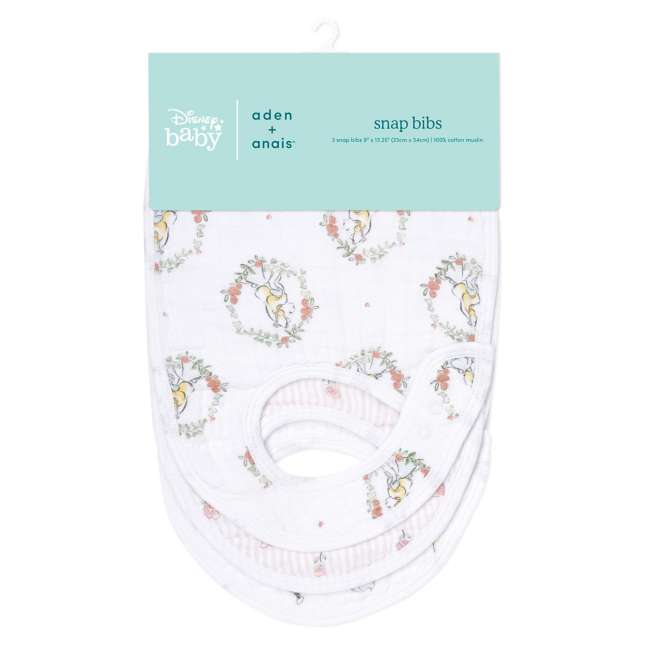 Pack de 3 baberos clásicos con broche Alice in Wonderland