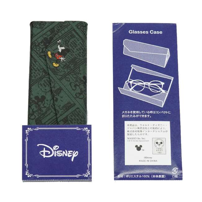Estuche plegable para lentes de Mickey Mouse estilo cómic