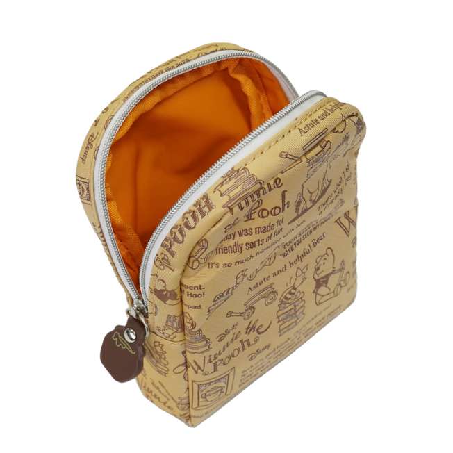 Estuche de maquillaje Winnie the Pooh, diseño caligráfico
