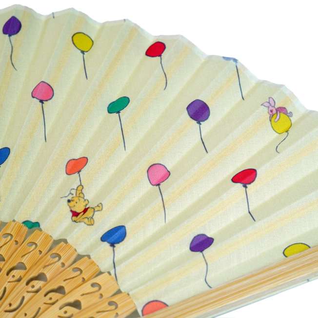 Abanico de Winnie the Pooh con globos y funda