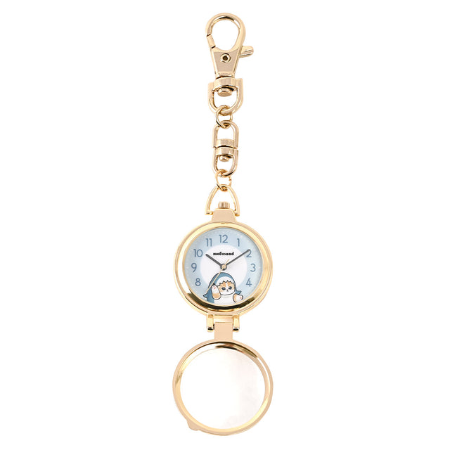 Reloj con lupa mofusand: gato tiburón