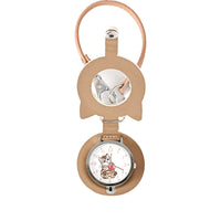 Reloj colgante con lupa mofusand - marfil