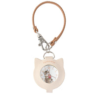 Reloj colgante con lupa mofusand - marfil
