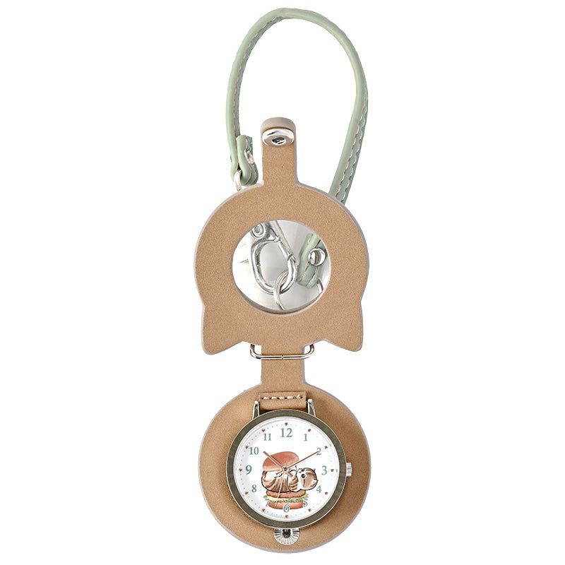 Reloj con lupa colgante Mofusand beige