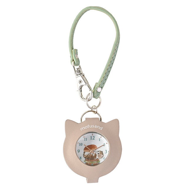 Reloj con lupa colgante Mofusand beige