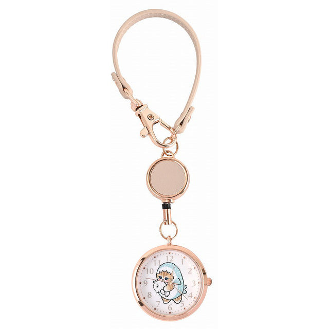 Reloj llavero retráctil Mofusand: gatito tiburón