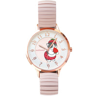Reloj extensible mofusand Gato con frutilla