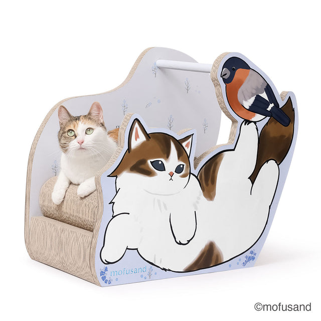 Rascador para gatos Mofusand con forma de cuna