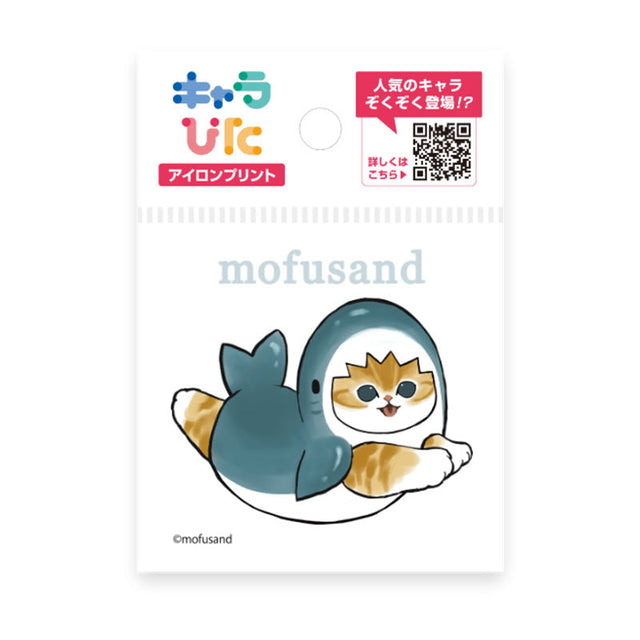 Mofusand: lámina termotransferible Gato Tiburón mini