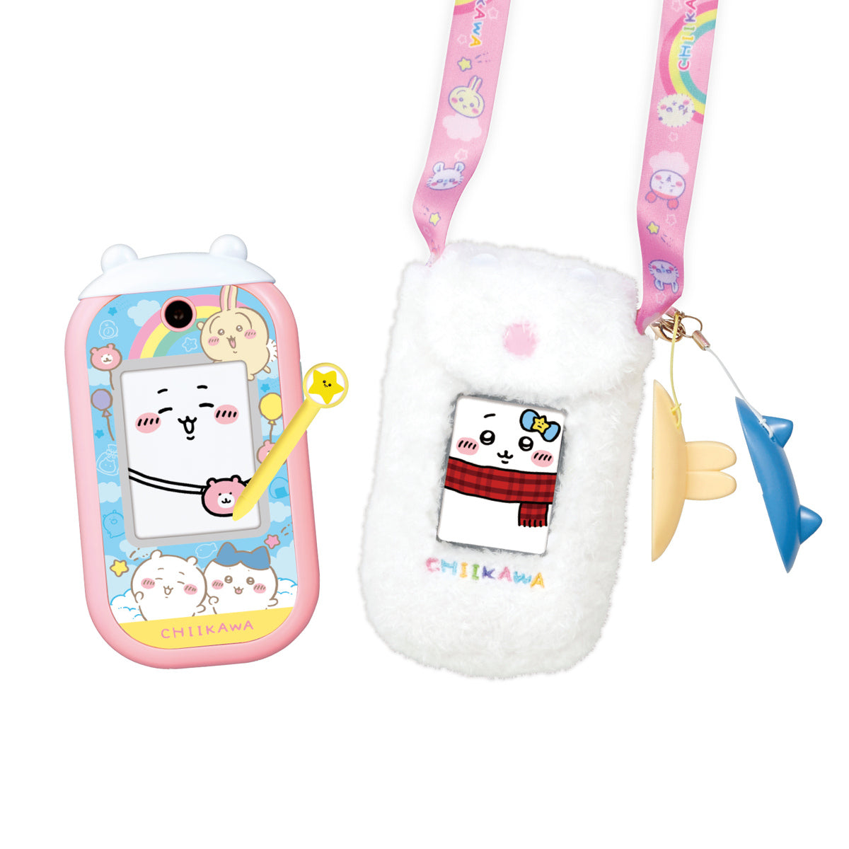 Set DX de teléfono de juguete Chiikawa con bolsito